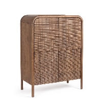 Barek Sanat naturalne 90x45x120cm drewno mango i MDF Bizzotto