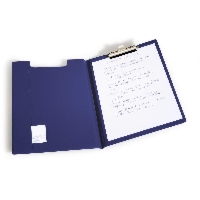 Clipboard A4 z okładką, "standard", PCV, granatowy