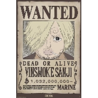 One Piece Wanted Vinsmoke Sanji - plakat