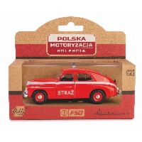 Warszawa M-20 Straż Pożarna - metalowy model 1:43 z serii Kolekcja PRL (B-252)