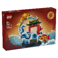 LEGO 80120 Chinese Festivals Karp przeskakujący przez Smoczą Bramę