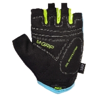 Rękawiczki rowerowe Meteor Gel GX38 XXL niebiesko-zielony