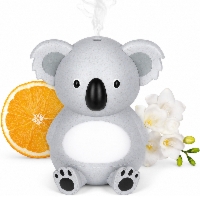 Dyfuzor olejków, aromatyzer zapachowy dla dzieci Humanas Dream Koala - szary