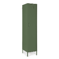 Szafa Cambridge zielona 46x38x185cm stal epoksydowana proszkowo Bizzotto