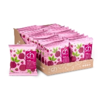 Burak o smaku malin - Suszone chipsy z buraka - box 24 sztuki