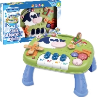 STOLICZEK EDUKACYJNY E-EDU Z PIANINKIEM 4 SZT/K (aw25)