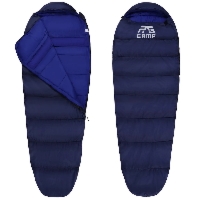 Śpiwór mumia RG CAMP Comfort 250S do 170 cm – granatowy