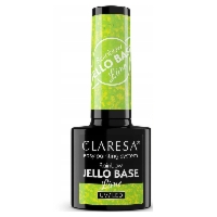 Claresa Lakier Hybrydowy Rainbow Jello Base 2w1 Lime 5g