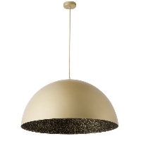 Sfera Sigma lampa sferyczna złota środek czarny nakrapiany średnica 35, 50, 70, 90 cm