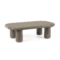 Stolik kawowy Otilia brązowy 120x70x36,5cm MDF PU Bizzotto