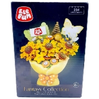 Klocki EleFun Fantasy Colletion Pastelowy Bukiet 3D 234el