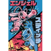 Stitch Japanese Combo - plakat