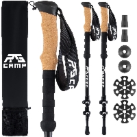 Kijki trekkingowe RG Camp RX PRO Karbonowe lekkie kije górskie