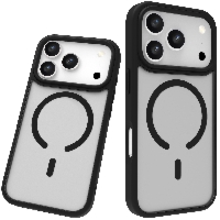 Etui Roobix Dusky MagSafe do iPhone 17 Pro Max - czarne matowe