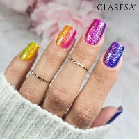 Claresa Lakier Hybrydow Rainbow Jello Basa 2w1 Yellow 5g