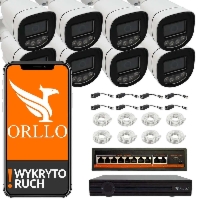 Zestaw Do Monitoringu 8 Kamer 8mpx ORLLO Z1 4K