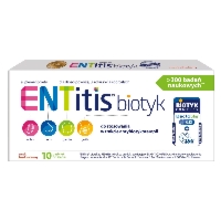 Pastylki do ssania w trakcie antybiotykoterapii ENTitis BIOTYK - 10 pastylek