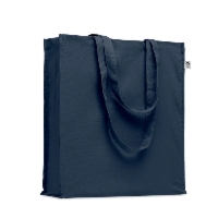 Torba z bawełny organicznej BENTE COLOUR - francuski granat