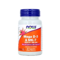 NOW FOODS Mega D3 & MK-7 (60 kaps.)