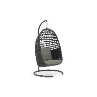 Fotel wiszący - huśtawka HUG 95x78x150 Couture Jardin antracytowy aluminium