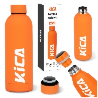 Butelka stalowa KiCA Active 500 ml - pomarańczowa