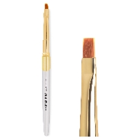 Aba Group Pędzelek do żelu MASTER PRO Gel Brush #4, prosty, srebrny