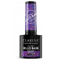 Claresa Lakier Hybrydowy Rainbow Jello Base 2w1 Violet 5g