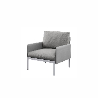 Fotel ogrodowy ARONA 82x75x75 ZUMM szary aluminium