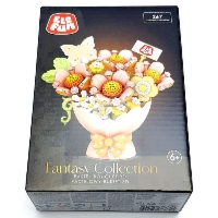 Klocki EleFun Fantasy Colletion Pastelowy Bukiet 3D 267el