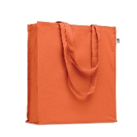 Torba z bawełny organicznej BENTE COLOUR - pomarańczowy
