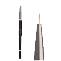 Aba Group Pędzelek do zdobień ONYX Nail Art Line Brush - 5, cienki, czarny