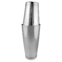 Shaker TIN TIN, kubek i szklanica ze stali nierdzewnej 800 i 530 ml