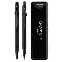 Zestaw upominkowy Black Code Caran d’Ache: długopis 849 + ołówek 844