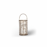 Lampion okrągły AVIGNON Ø30x52 Vimine naturalny naturalny rattan