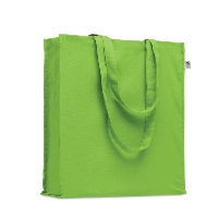 Torba z bawełny organicznej BENTE COLOUR - limonka