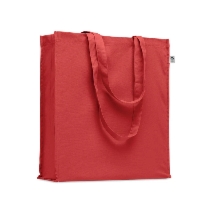 Torba z bawełny organicznej BENTE COLOUR - Czerwony