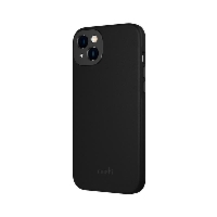 Moshi Napa Slim MagSafe - Skórzane etui iPhone 14 Plus (Midnight Black)