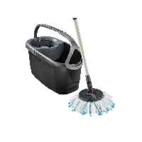 CLEAN TWIST Disc Mop Ergo Black, do wszystkich gładkich podłóg