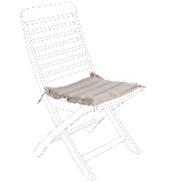 Poduszka siedziskowa PADDED beżowa 42x42 wodoodporna z poliestru Bizzotto