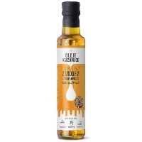 Oleje Kaszubskie Olej rzepakowy z miodem, pom. i olejem z czarnuszki 250ml
