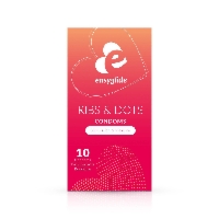 Prezerwatywy Prążkowane z Wypustkami EasyGlide Ribs and Dots 10 szt.