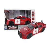 Funny Toys for Boys – auto policyjne z kogutami LED – 19 cm, 3+