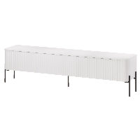 Szafka RTV biała mat 190 cm Aria