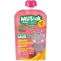 Mus owocowo- warzywny banan brzoskwinia burak BIO 100 g
