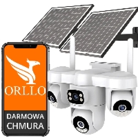 Kamera AOV Zewnętrzna Solarna na Kartę SIM 4 Obiektywy Akumulator ORLLO Z21 SIM