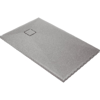 Deante Correo KQR_S48B Brodzik granitowy prostokątny 140x80 Szary metalik