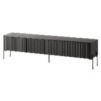Szafka RTV czarna mat 190 cm Aria