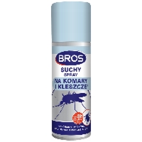 BROS Spray suchy na komary i kleszcze 90 ml