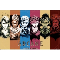 Arcane Bohaterowie - plakat
