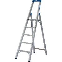 Drabina jednostronna Stabilo 1x5 stopnie, hak na wiadro, wysokość robocza 3,20 m, Krause 124524